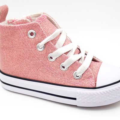 bota lona glitter