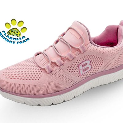 7-9801 A18 Rosa Deportiva Slip-On Mujer