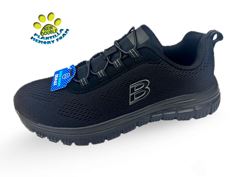 zapatilla con elásticos